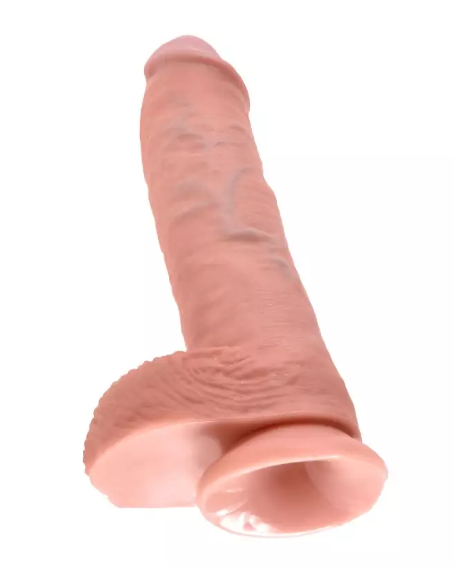 King Cock Balls 10 Inch réalistes sextoy de luxe-4