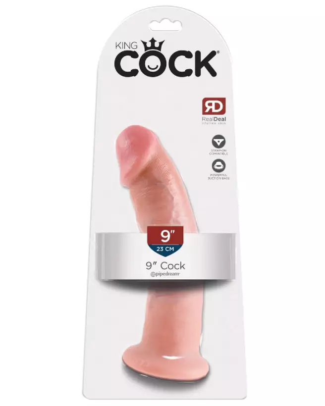 Image du KC 9" Cock Light de King Cock, sextoy réaliste haute qualité-1
