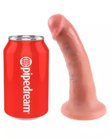Image du sextoy réaliste King Cock 6 inch Flesh pour une expérience authentique-2