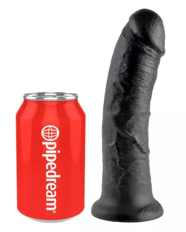 King Cock 8 inch Black sextoy réaliste noir pour une expérience intime authentique-2