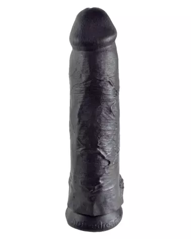 King Cock 12 inch Balls Black Sextoy Réaliste avec Ventouse-3