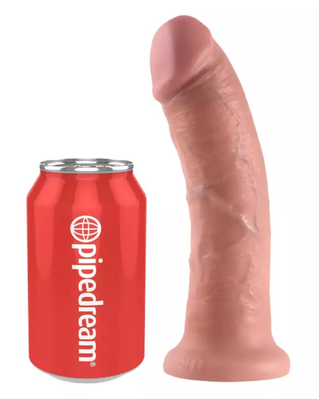 Image du King Cock 8 inch, sextoy réaliste couleur peau pour plaisir authentique-2