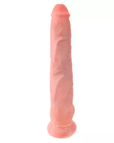 Image du King Cock 14 pouces réaliste avec testicules, sextoy de luxe-3