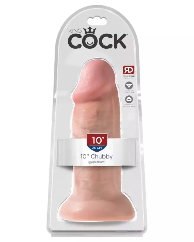 Image King Cock 10in Chubby, sextoy réaliste haute qualité-1
