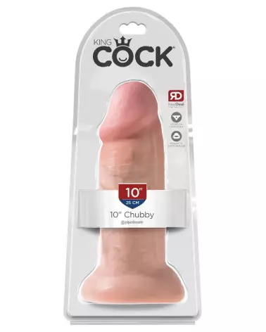 Image King Cock 10in Chubby, sextoy réaliste haute qualité-1