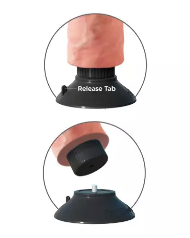 Image du KC 8 Vibrating Cock with Balls par King Cock, sextoy réaliste et vibrant-5