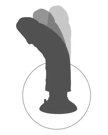 Image du KC 9" Vibrating Cock with Balls de King Cock, sextoy réaliste et vibrant-6