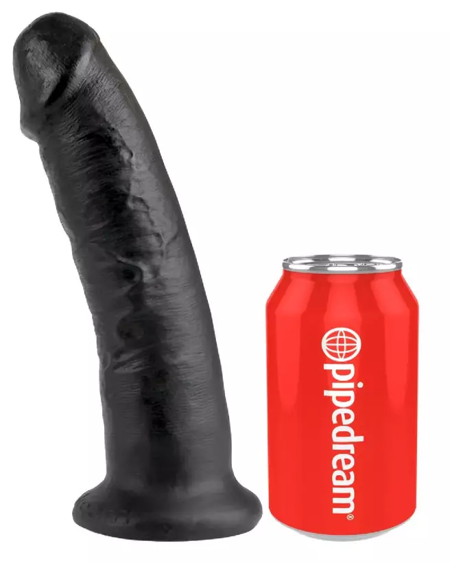 King Cock 9 pouces Cock Dark sextoy réaliste haut de gamme-2