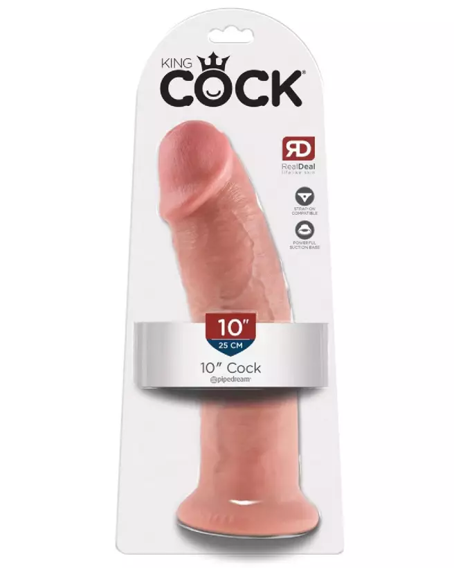 Image du KC 10" Cock Light de King Cock, sextoy réaliste et détaillé-1