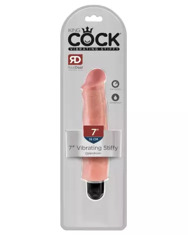 King Cock 7 inch Vibrating Stiffy réalisme et performance-1