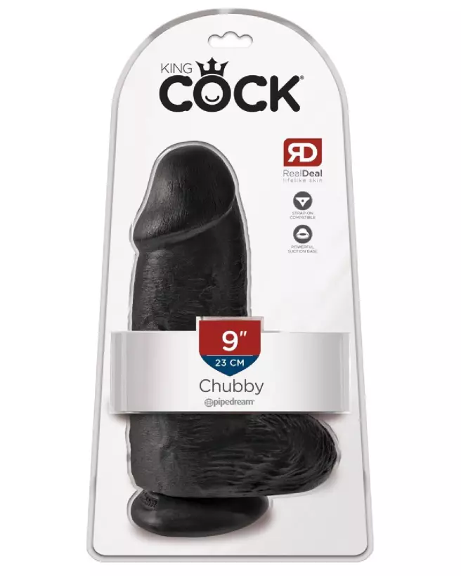 Image du KC Chubby Dark par King Cock, sextoy réaliste et durable-1