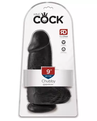 Image du KC Chubby Dark par King Cock, sextoy réaliste et durable-1