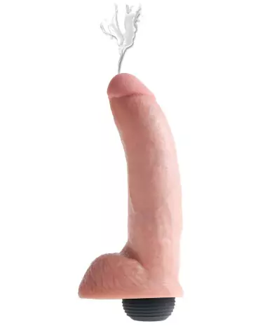 Image du gode réaliste King Cock 9 pouces éjaculant avec testicules-3