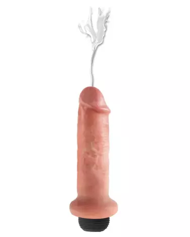 Photo du King Cock 6 inch Squirting Cock Light, sextoy réaliste haut de gamme-3