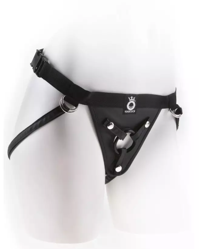 Image du Harnais KC Fit Rite Noir par King Cock, sextoy réaliste haut de gamme-2