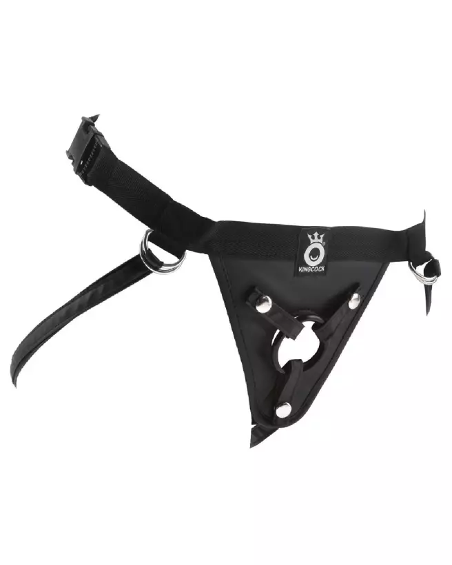 Image du Harnais KC Fit Rite Noir par King Cock, sextoy réaliste haut de gamme-4