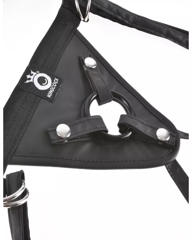 Image du Harnais KC Fit Rite Noir par King Cock, sextoy réaliste haut de gamme-7