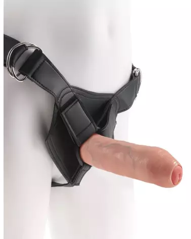 Image du KC 7 Uncut with Strap-On Light de King Cock, sextoy réaliste et haut de gamme-2