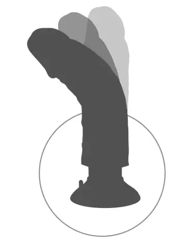 King Cock sextoy réaliste KC 8 Vibrating Cock Light-7