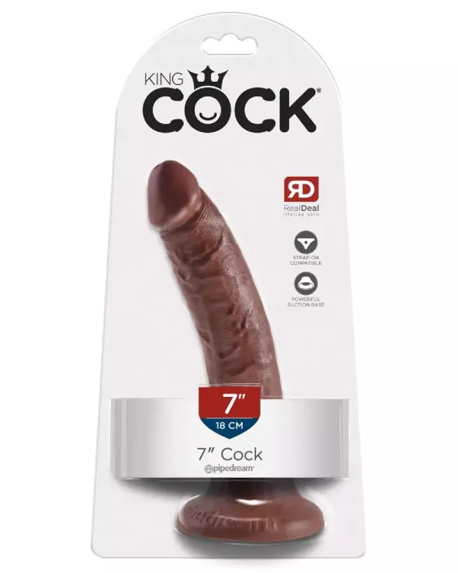 Image du King Cock 7 Cock Brown, sextoy réaliste et hypoallergénique-1