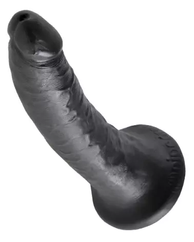 Image du King Cock 7" Cock Dark, sextoy réaliste noir de haute qualité-4