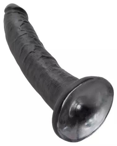 Image du King Cock 7" Cock Dark, sextoy réaliste noir de haute qualité-5