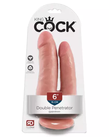 Image King Cock Double Penetrator - Sextoy Réaliste pour Double Pénétration-1