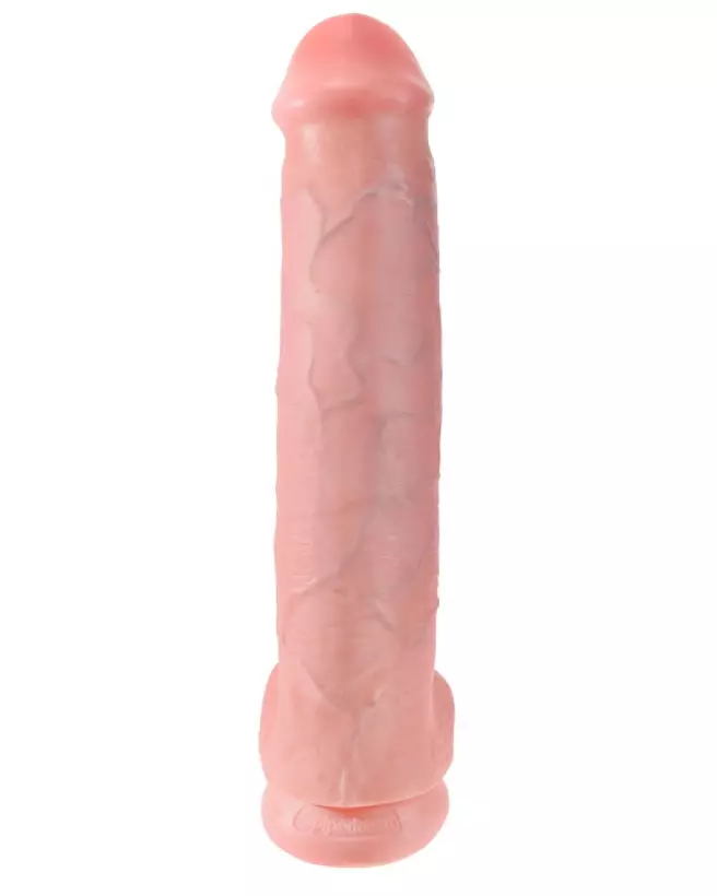 Image King Cock 15 pouces réaliste avec testicules - Sextoy de haute qualité-3