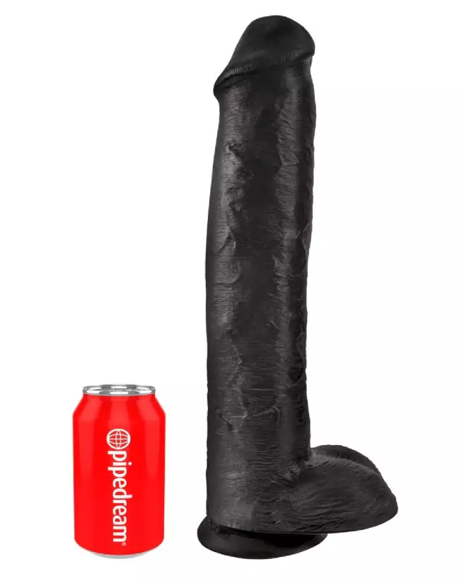 Image King Cock 15 Cock w Balls Dark sextoy réaliste-2