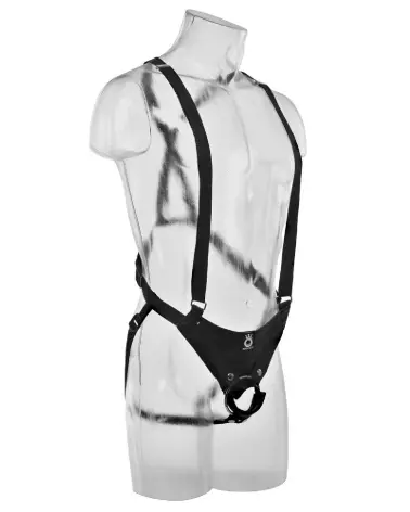 Image du KC 10 Hollow Strap On Suspend de King Cock, sextoy réaliste et confortable-4
