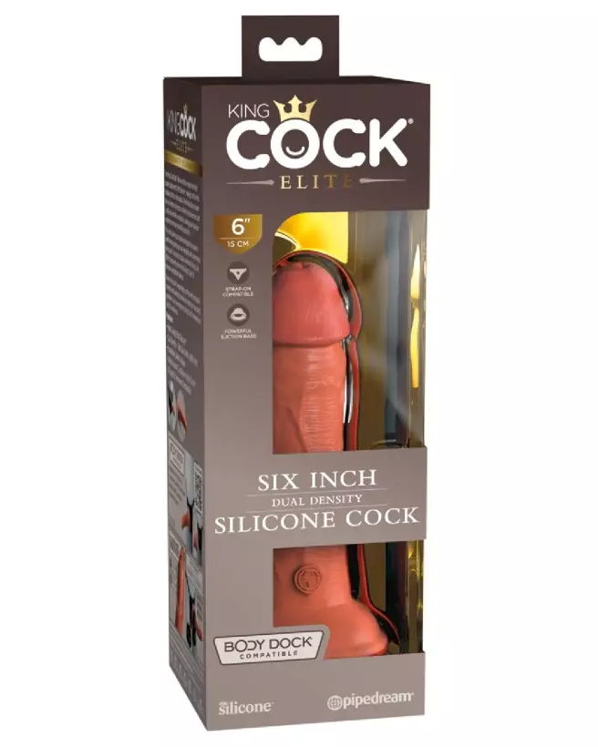 Image du KCE 6 Dual Density Cock Tan par King Cock Elite, sextoy réaliste haut de gamme-1