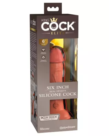 Image du KCE 6 Dual Density Cock Tan par King Cock Elite, sextoy réaliste haut de gamme-1