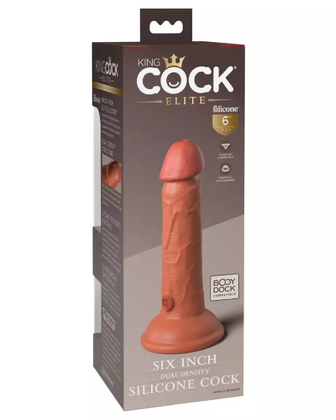 Image du KCE 6 Dual Density Cock Tan par King Cock Elite, sextoy réaliste haut de gamme-5