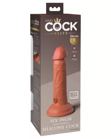 Image du KCE 6 Dual Density Cock Tan par King Cock Elite, sextoy réaliste haut de gamme-5