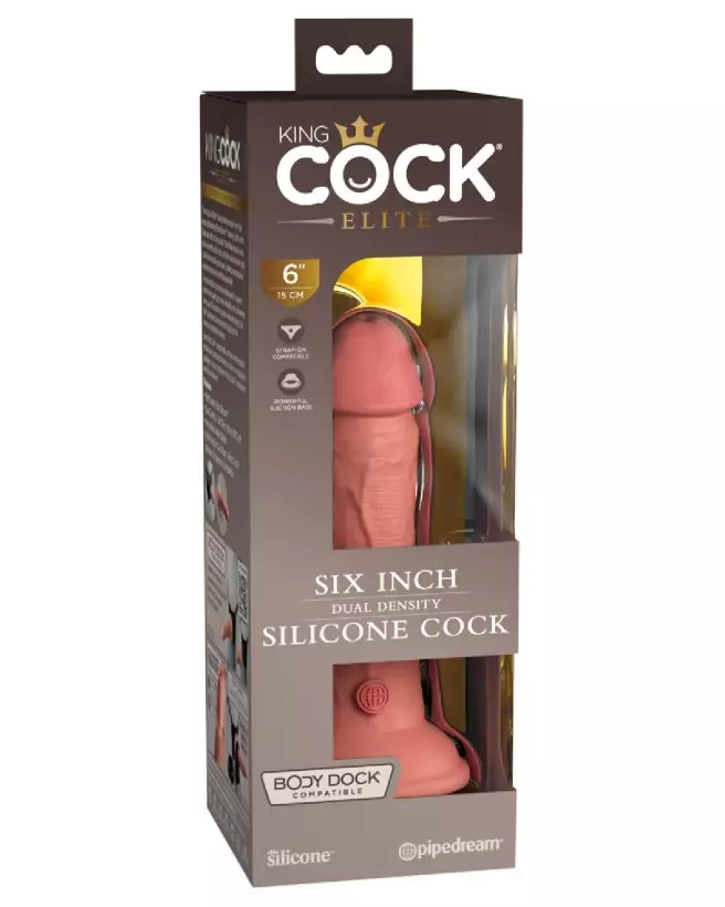 Image du KCE 6 Dual Density Cock Light par King Cock Elite, sextoy réaliste de haute qualité-1