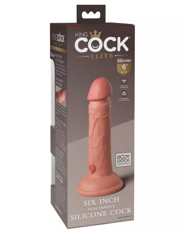 Image du KCE 6 Dual Density Cock Light par King Cock Elite, sextoy réaliste de haute qualité-5