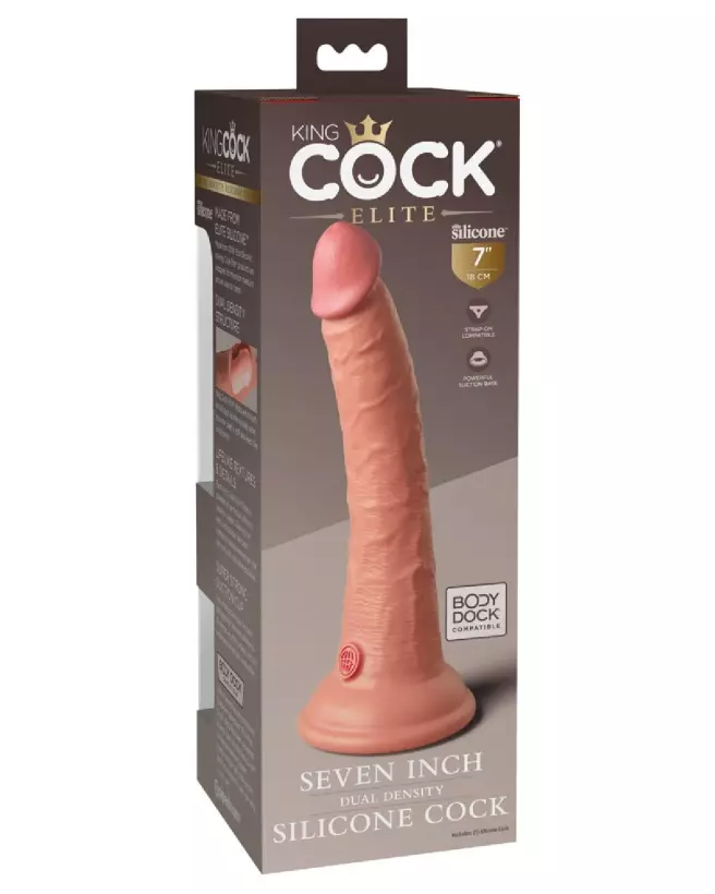 Image du KCE 7 Dual Density Cock Light de King Cock Elite, sextoy réaliste haut de gamme-5