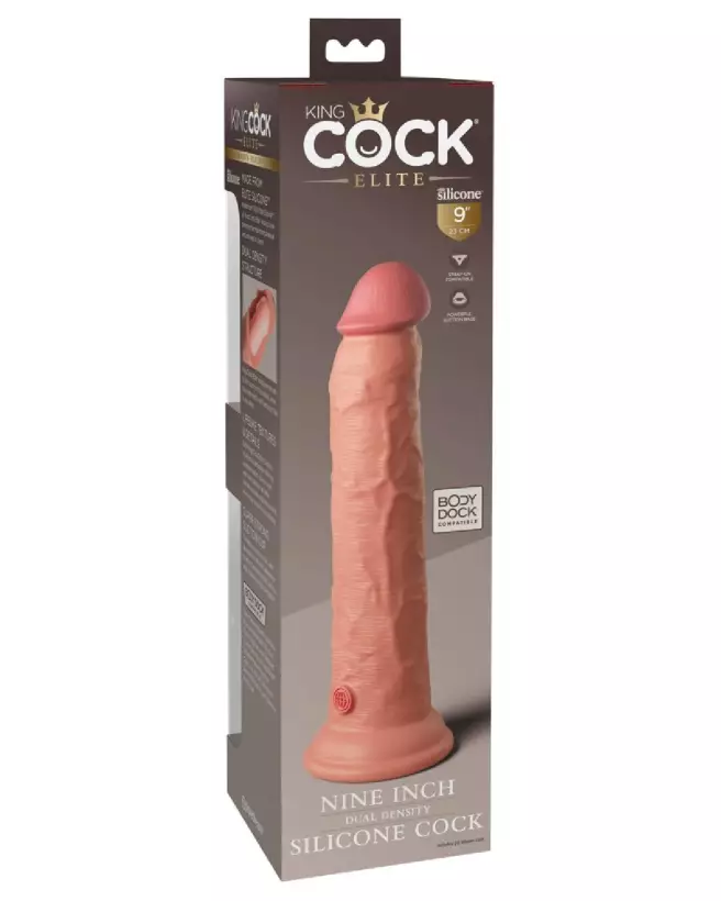 King Cock Elite KCE 9 Dual Density, Sextoy Réaliste Haut de Gamme-5
