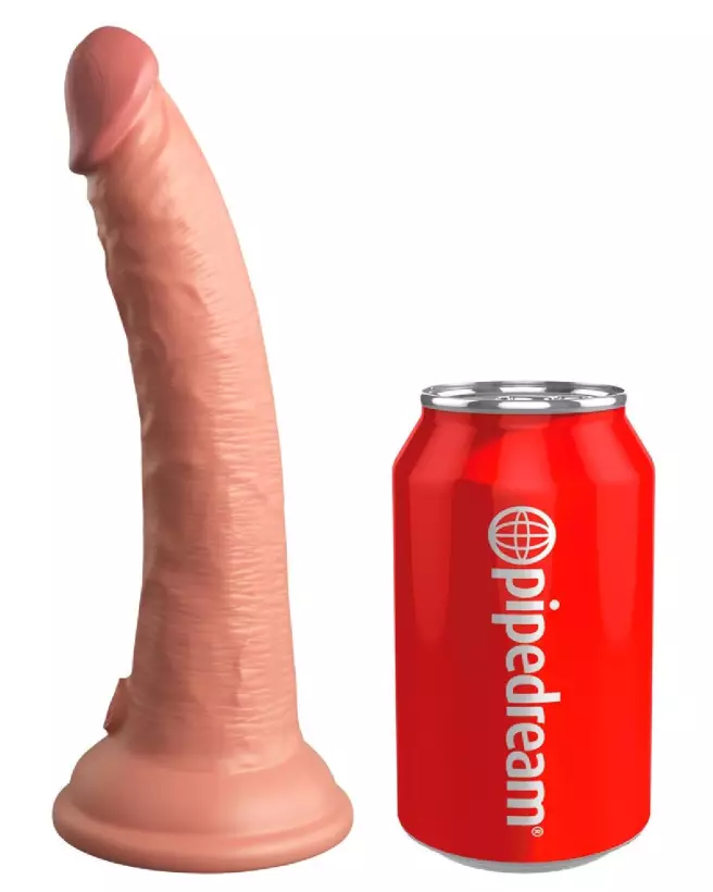 Image du KCE 7 DD Vibrating Cock RC Lig de King Cock Elite, sextoy réaliste avec télécommande-2