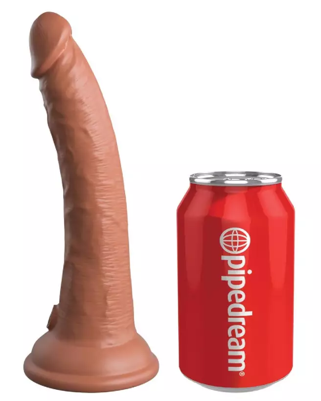 Image du King Cock Elite, gode ceinture en silicone réaliste et hypoallergénique-5