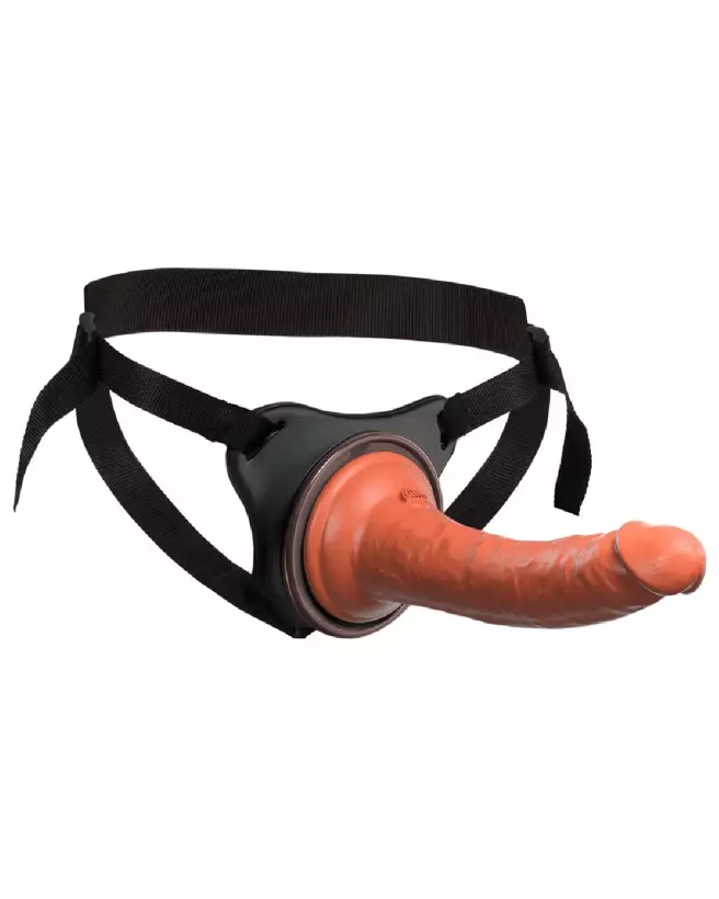 Image du King Cock Elite, gode ceinture en silicone réaliste et hypoallergénique-6