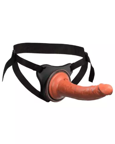 Image du King Cock Elite, gode ceinture en silicone réaliste et hypoallergénique-6