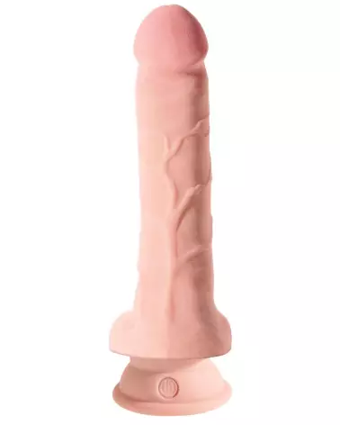 King Cock Plus 8 TD Fat Cock with Balls sextoy réaliste avec détails précis-3