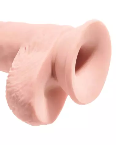 Image du KCP 10 TD Fat Cock with Balls de King Cock Plus, sextoy réaliste et détaillé-5