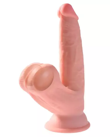 Image du sextoy réaliste King Cock Plus 6in. TDC avec balançoire de boules-3