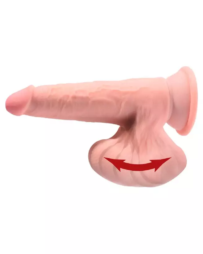 Image du sextoy réaliste King Cock Plus 6in. TDC avec balançoire de boules-4