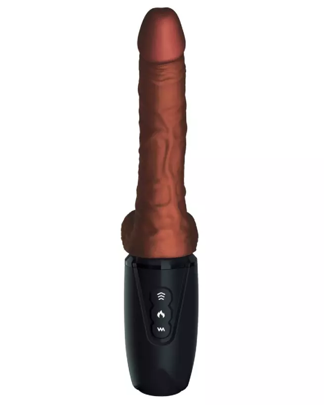Image du KCP 7.5 Thrusting w Balls Brow par King Cock Plus, sextoy réaliste haut de gamme-3