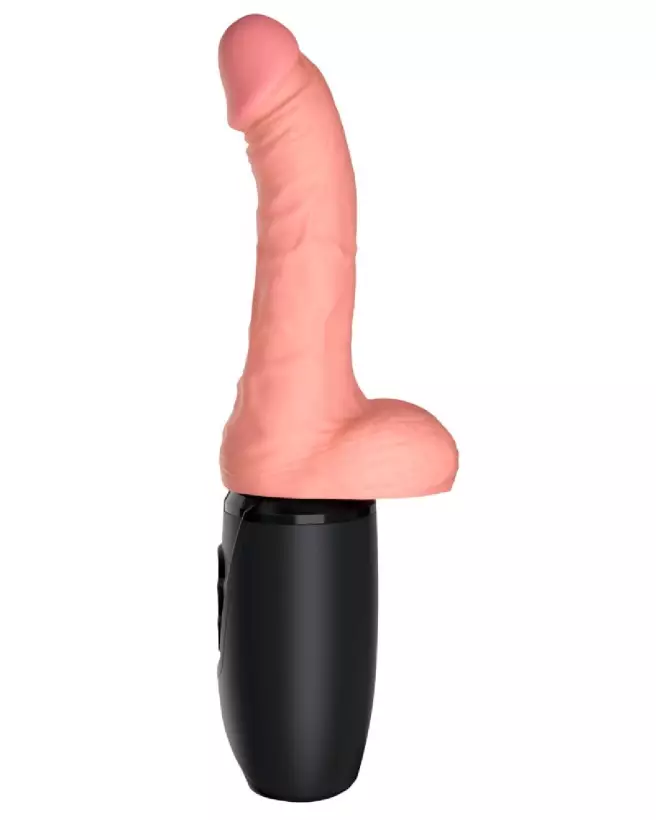 Image du KCP 6.5 Thrusting Cock with Balls de King Cock Plus - Sextoy Réaliste Haut de Gamme-4