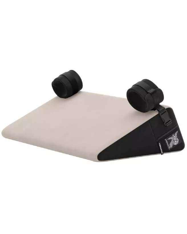 Image du Wedge Bondage Cream par Liberator, meuble élégant et fonctionnel en crème-1