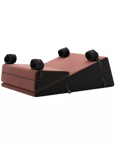 Image du Bondage Wedge/Ramp Combo Mauve de Liberator - Meuble Confortable et Élégant pour Bondage-1